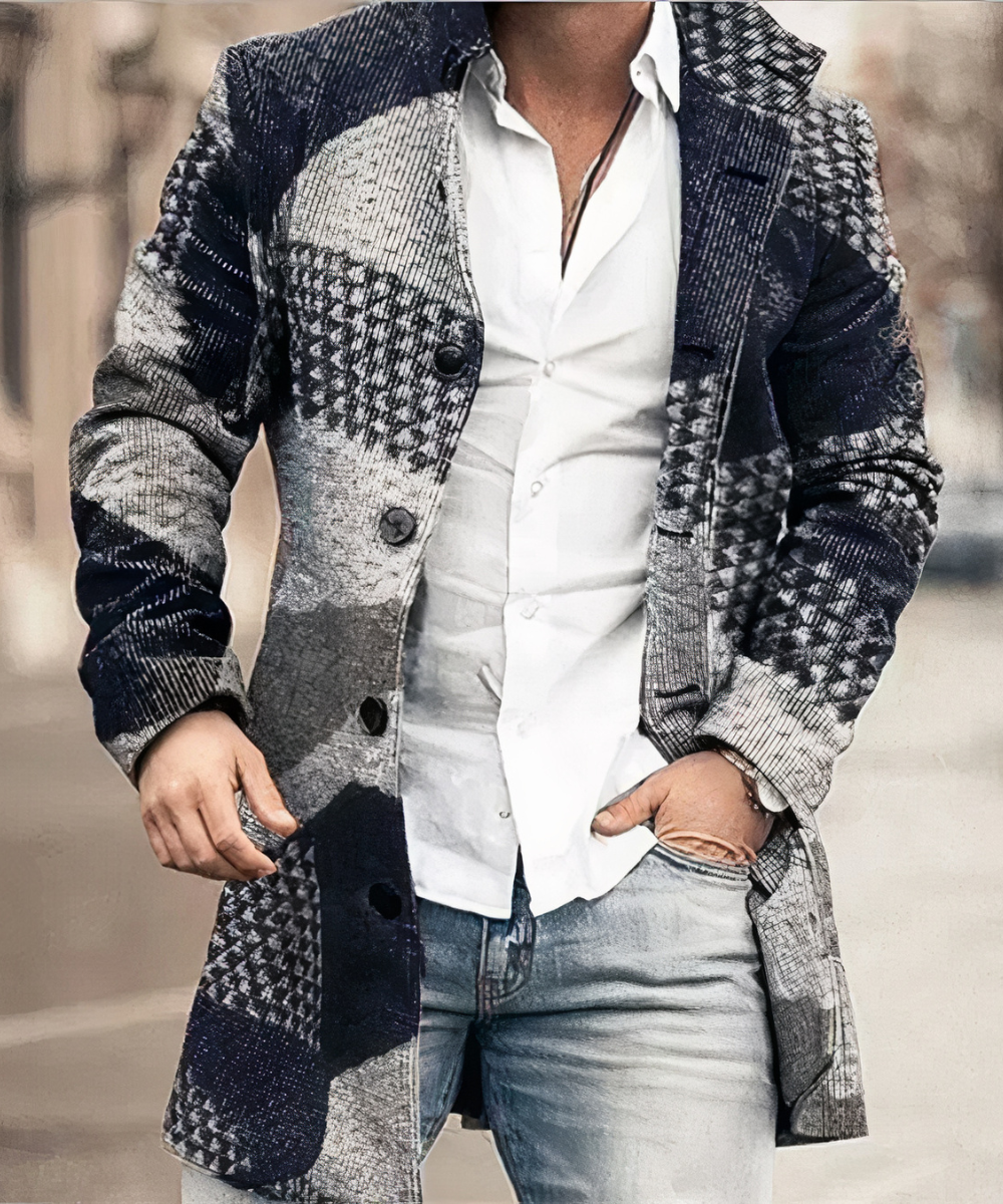 Krohn-e | Schicker Trenchcoat für Herren