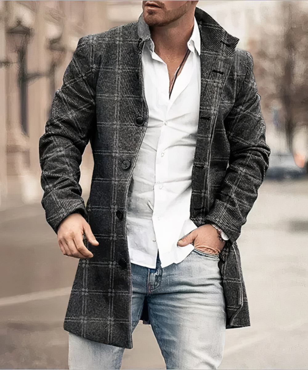Krohn-e | Schicker Trenchcoat für Herren