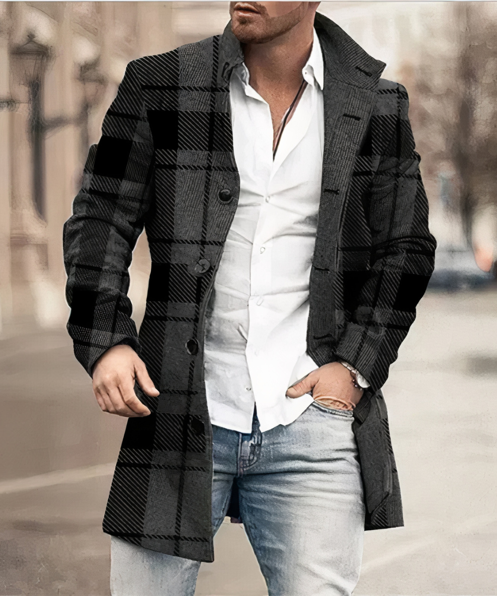 Krohn-e | Schicker Trenchcoat für Herren