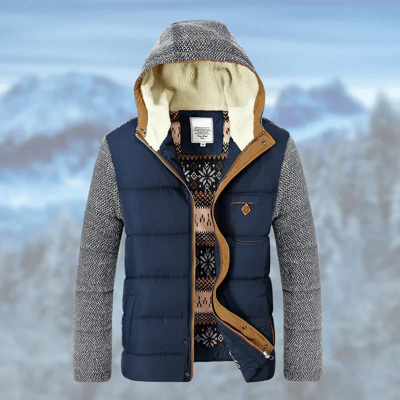 Krohn-e | Warmer Wintermantel mit Weichem Futter