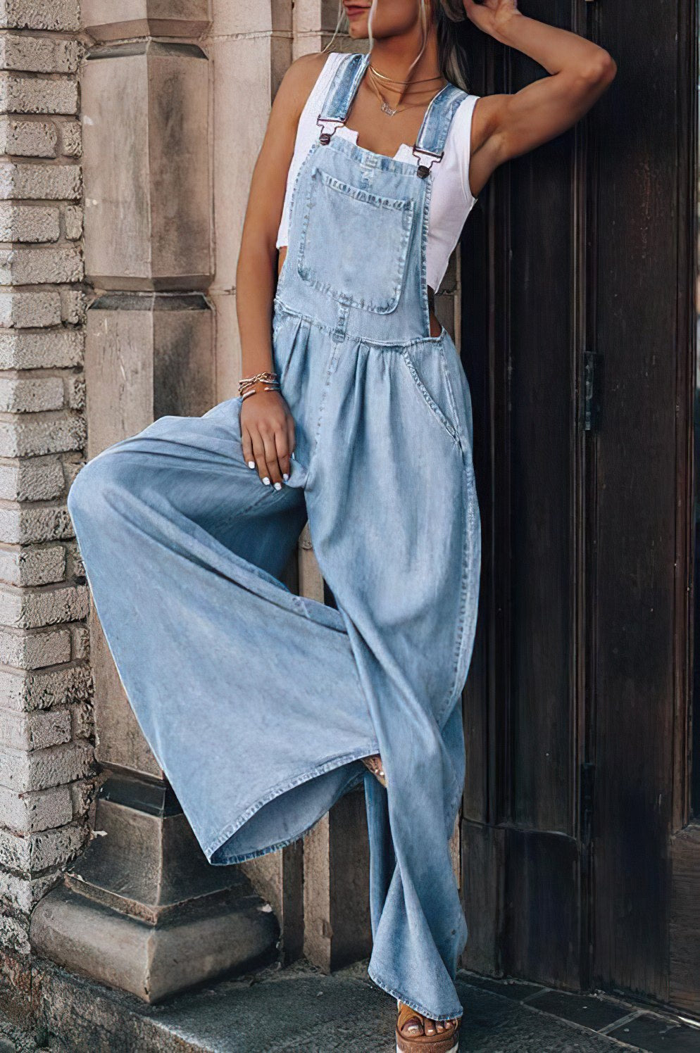 Debbie Denim Jumpsuit for Summer