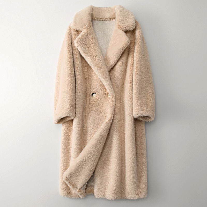 Krohn-e | Beiger Damen Wintermantel