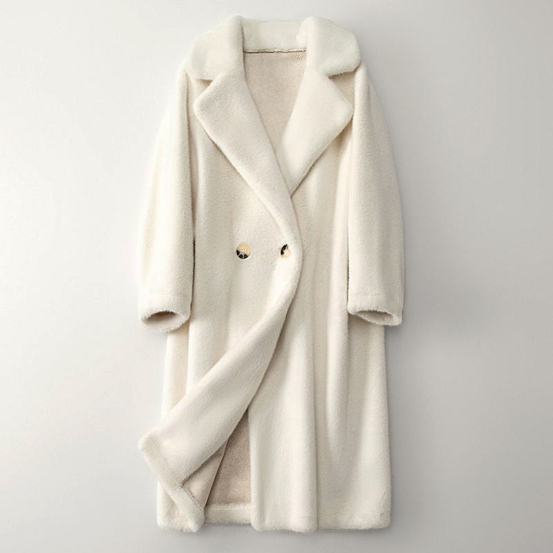 Krohn-e | Beiger Damen Wintermantel