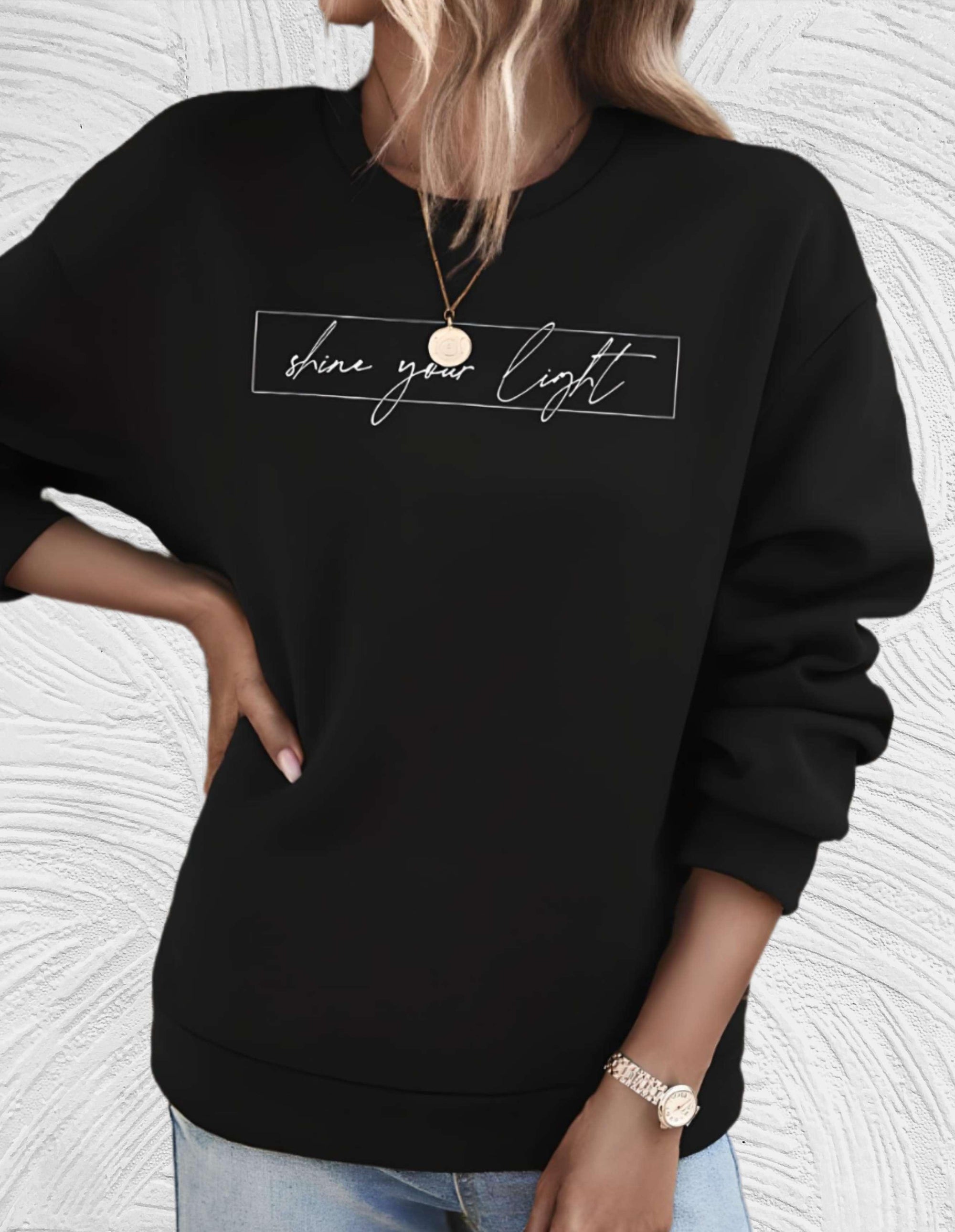 Krohn-e | Lässiges Sweatshirt mit Motivierendem Druck