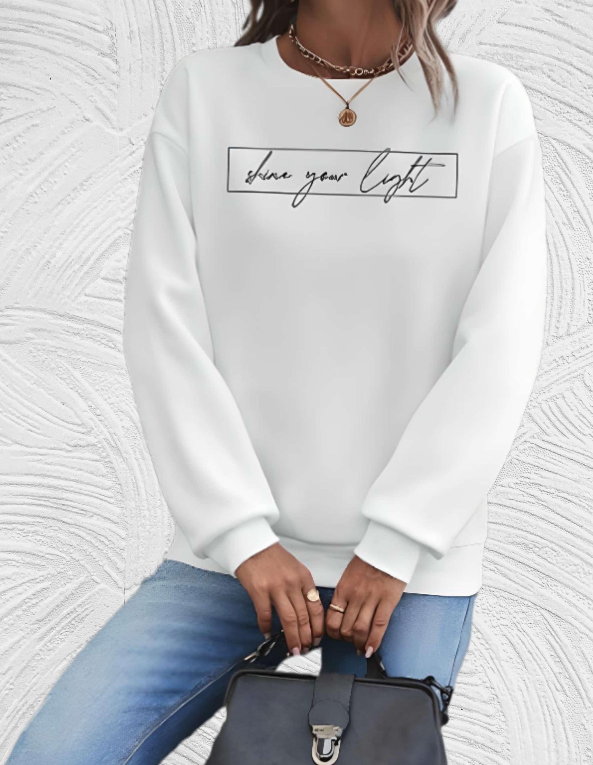 Krohn-e | Lässiges Sweatshirt mit Motivierendem Druck