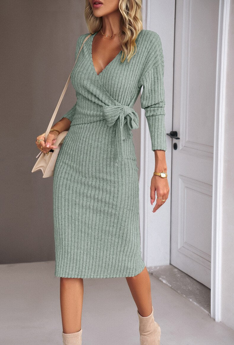 Elegant Ambrosia Wrap Dress