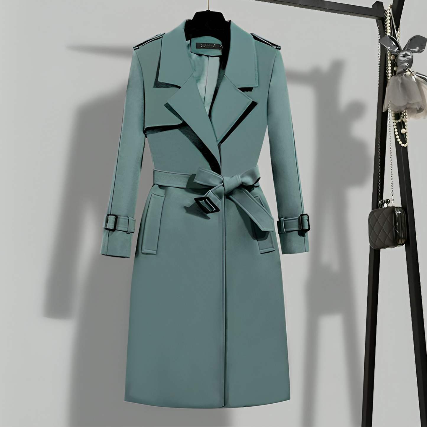 Krohn-e | Eleganter und raffinierter Trenchcoat für Frauen
