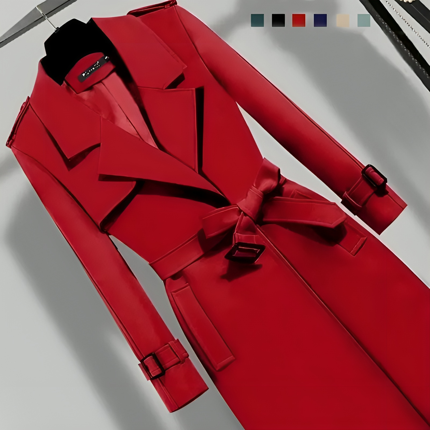 Krohn-e | Eleganter und raffinierter Trenchcoat für Frauen