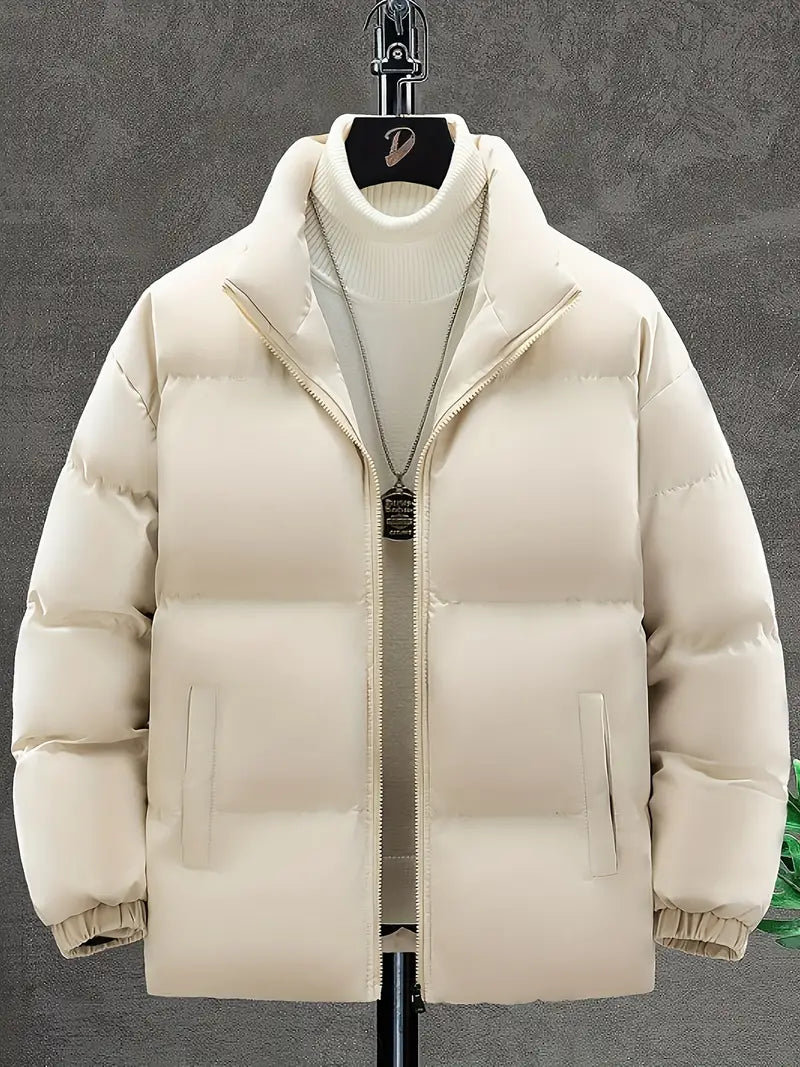 Herren Winterjacke mit Rippbündchen