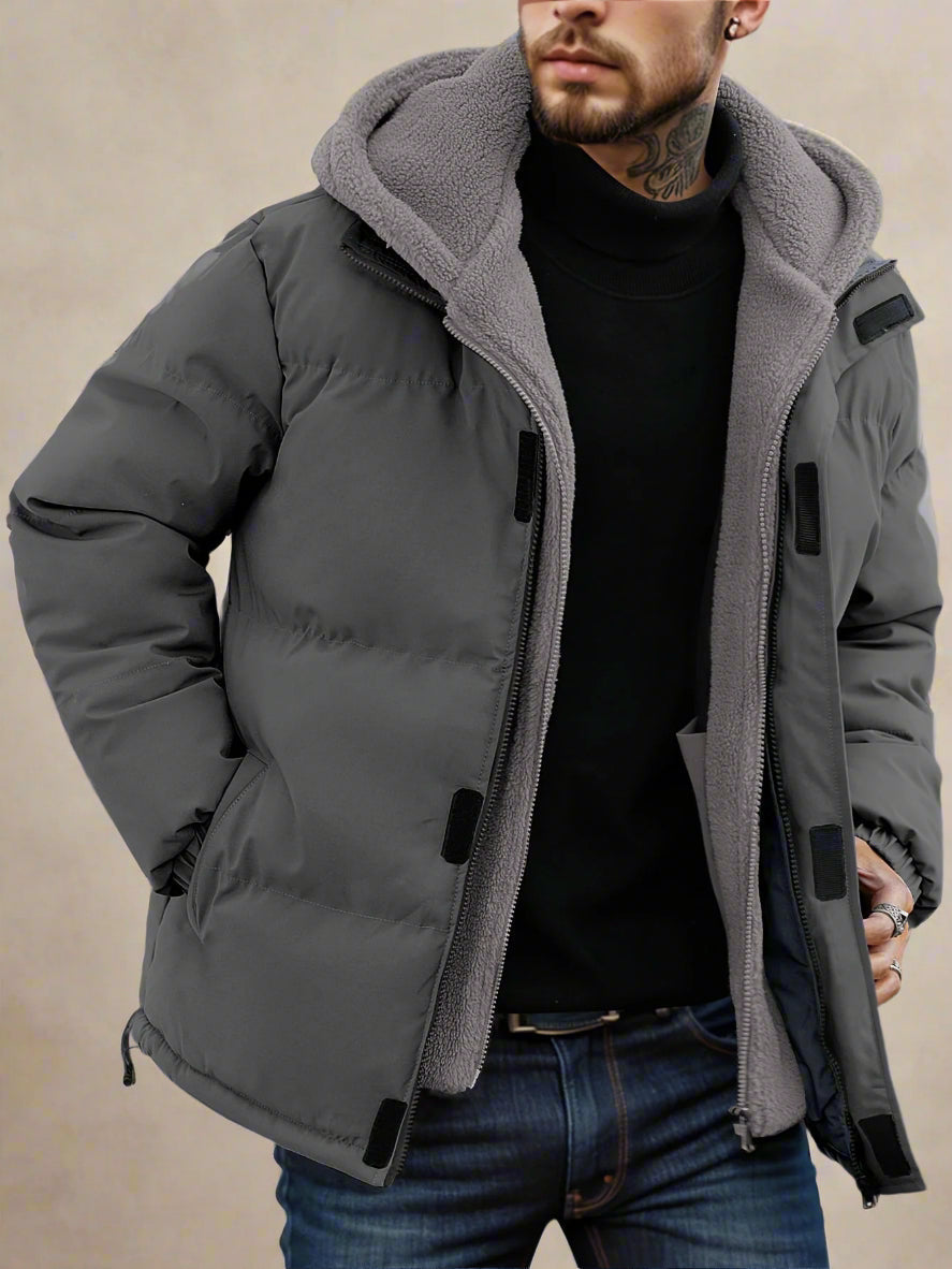Krohn-e | Winter-Kapuzenjacke im 2-in-1-Look