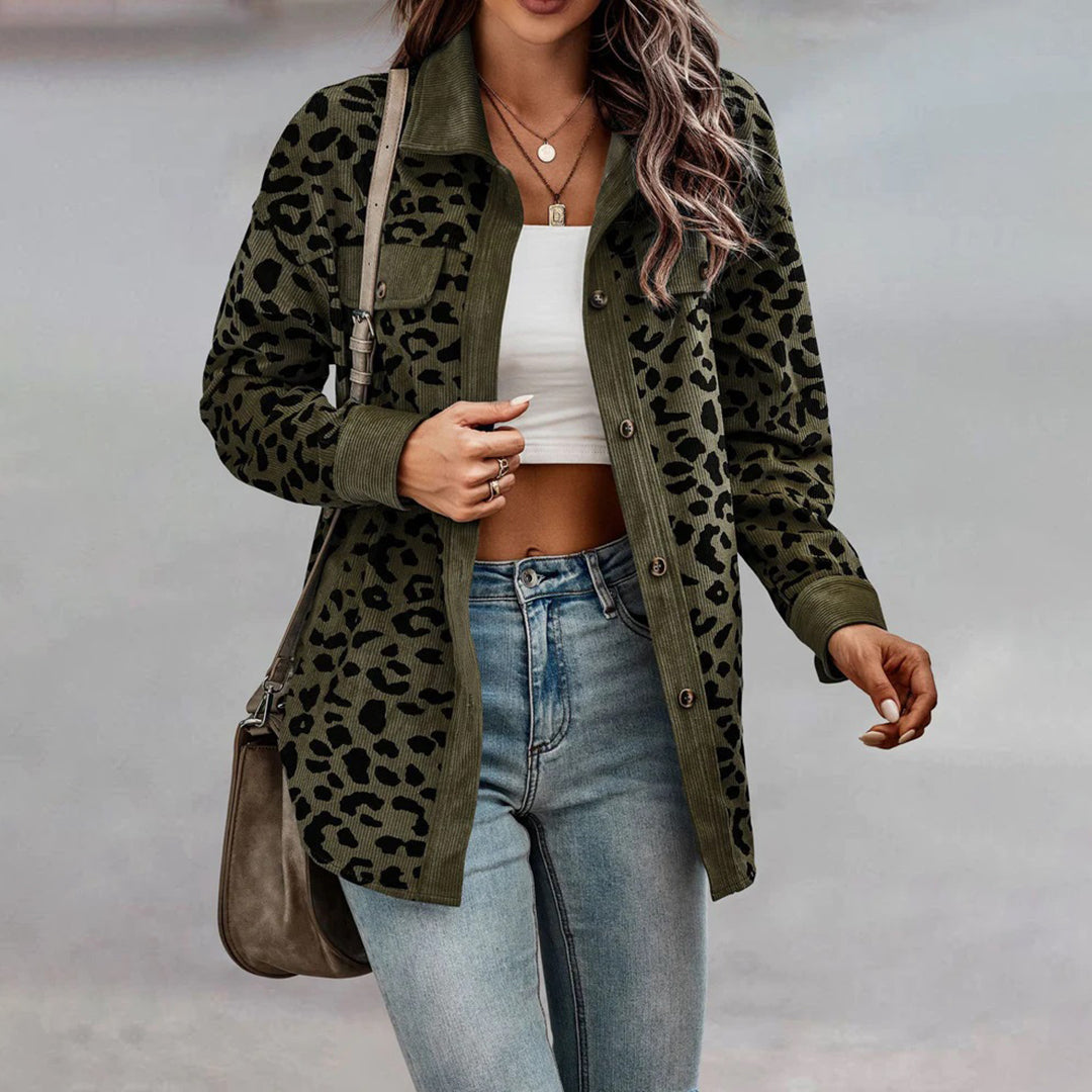 Krohn-e | Trendige Leopardenjacke