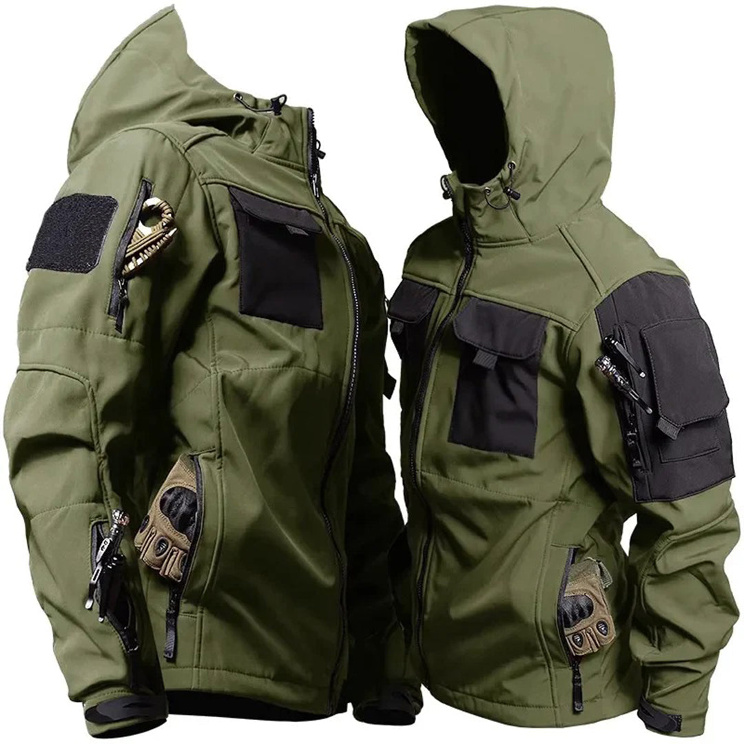 Moderne Field Jacket von HUBERT mit regulierbarer Kapuze