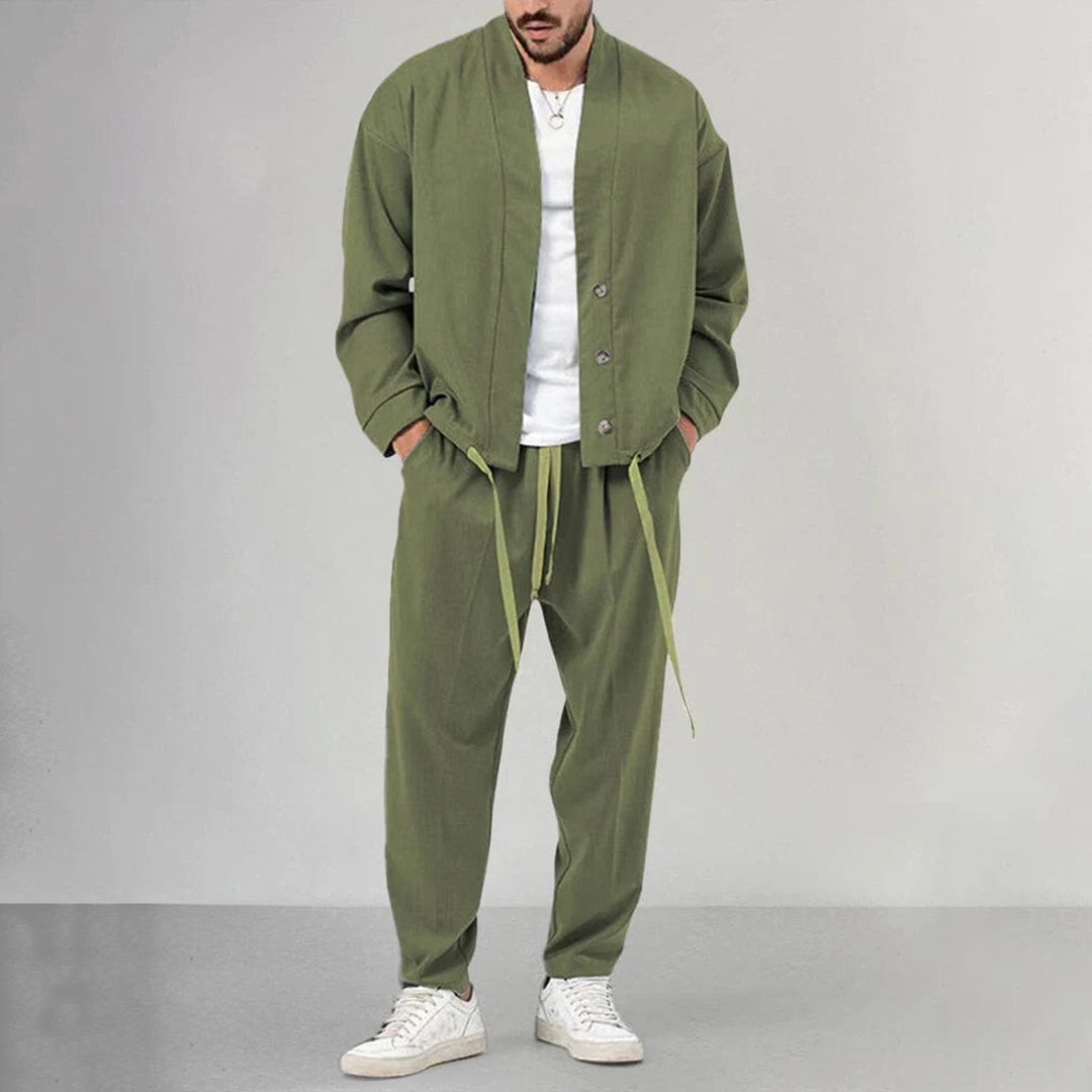 Männerweste und -hose