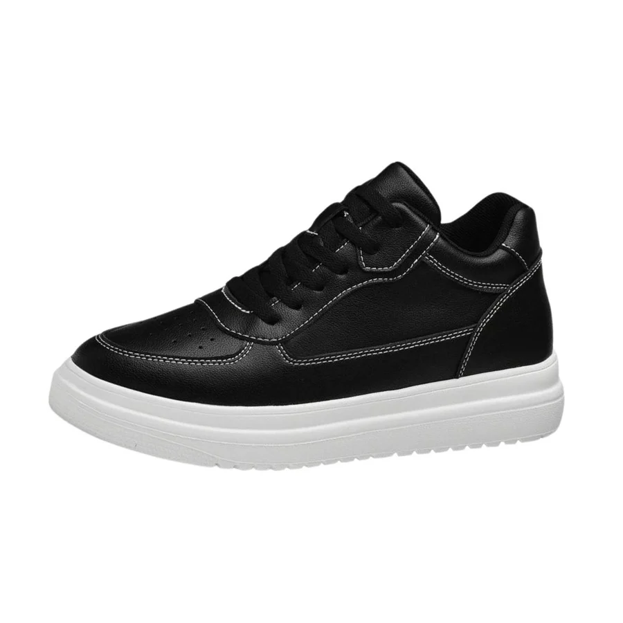 KROHN-E Damen Erhöhende Schuhe Versteckte Sohle Unterstützend Design