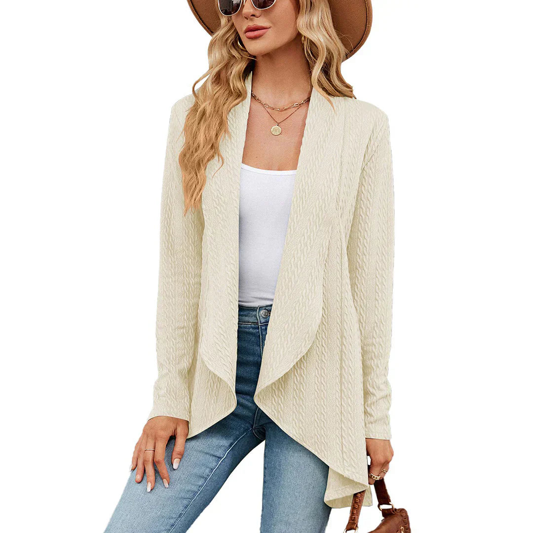 Krohn-e | Cardigan - Damen Herbst Stilvoll Langarm Cardigan