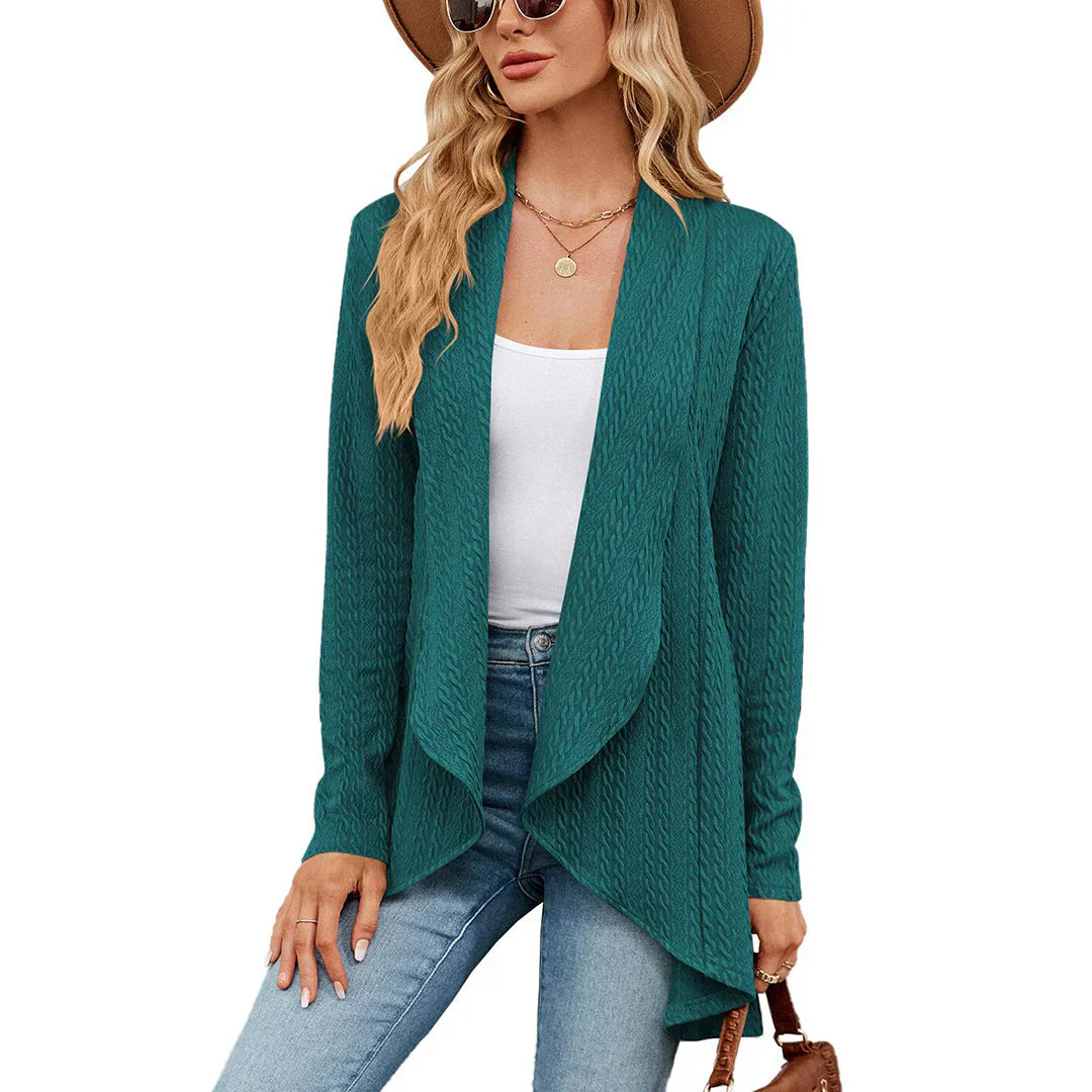 Krohn-e | Damen Cardigan mit Offener Passform – Aurora