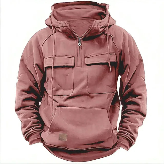Hoodie mit Brusttaschen von Fudus