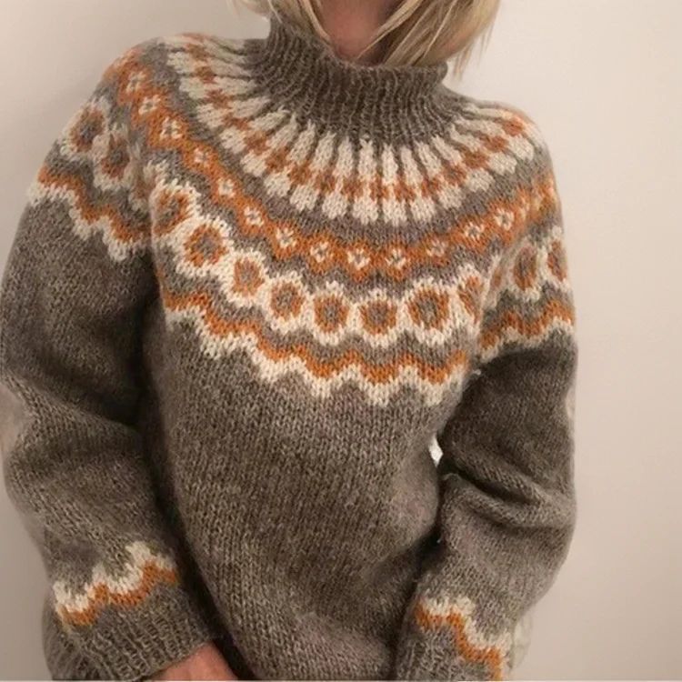 Weicher, warmer Rollkragenpullover Ava