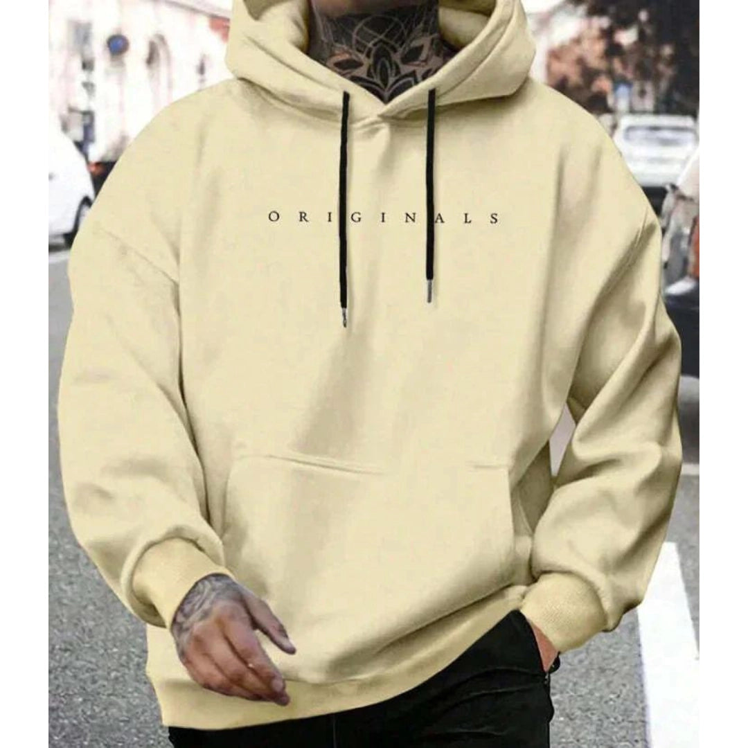 Herren Kapuzenpullover mit Kordelzug