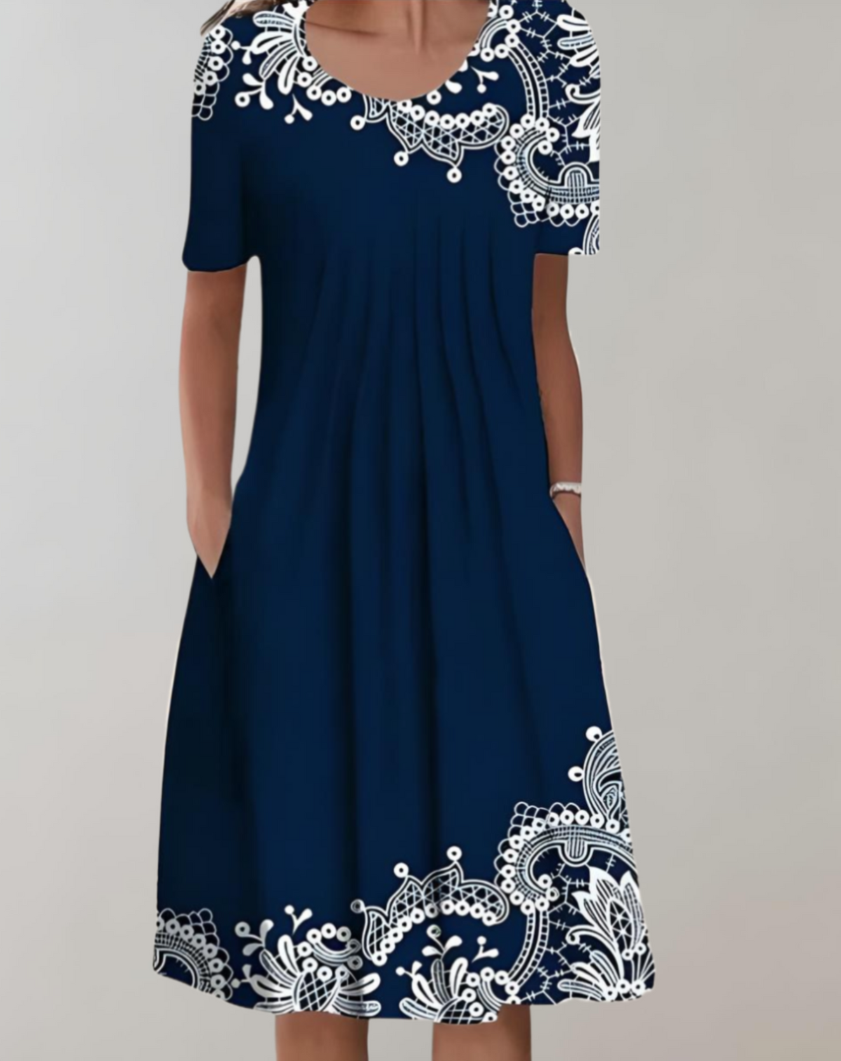Midikleid im böhmischen Stil - Era