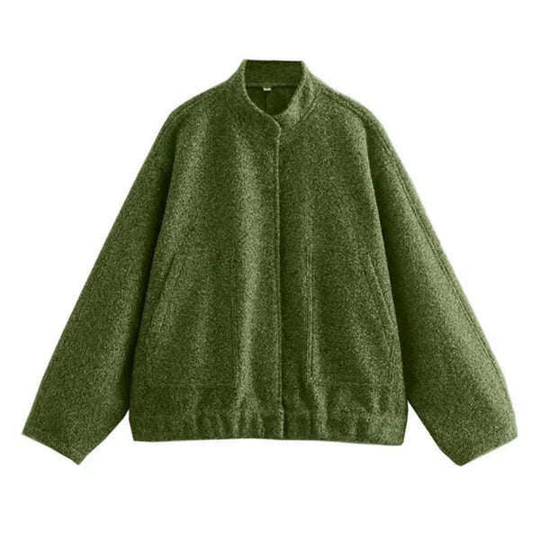 Avelena Oversized Bomber Jacket