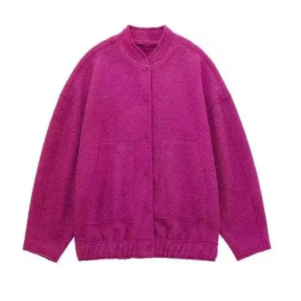 Oversized Bomberjacke für Damen, Herbst & Winter