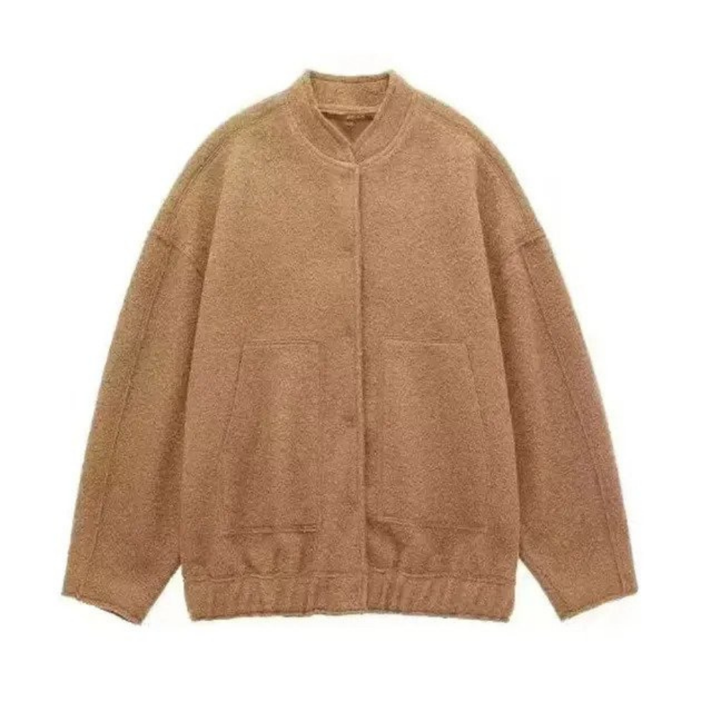 Oversized Bomberjacke für Damen, Herbst & Winter
