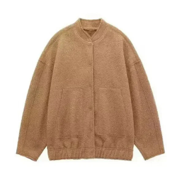 Avelena Oversized Bomber Jacket
