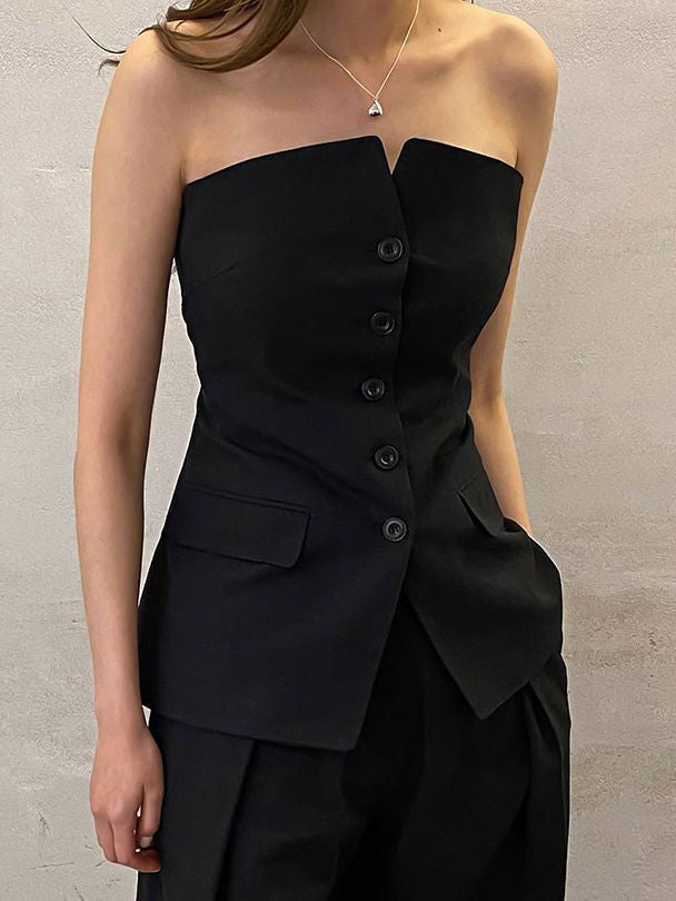 Fudus Blouse with Buttoned Sleeves