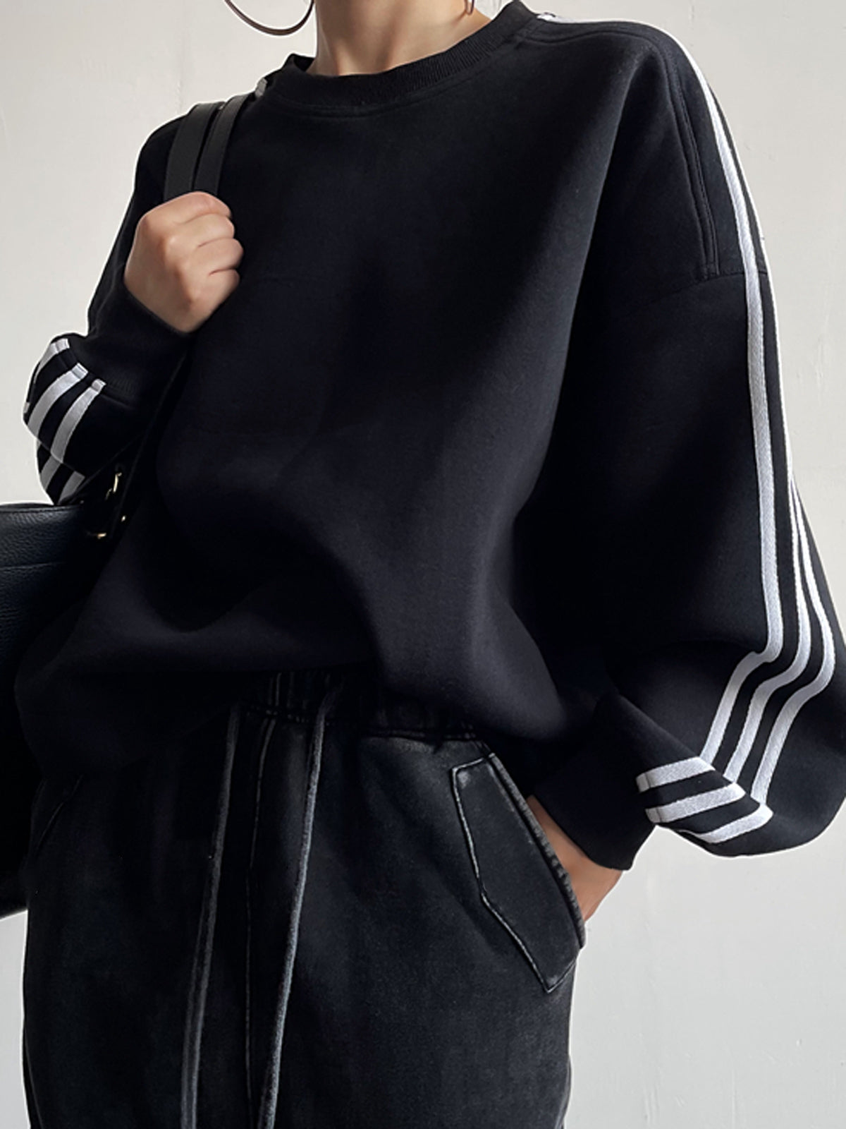 Fudus Oversized Panel Sweatshirt