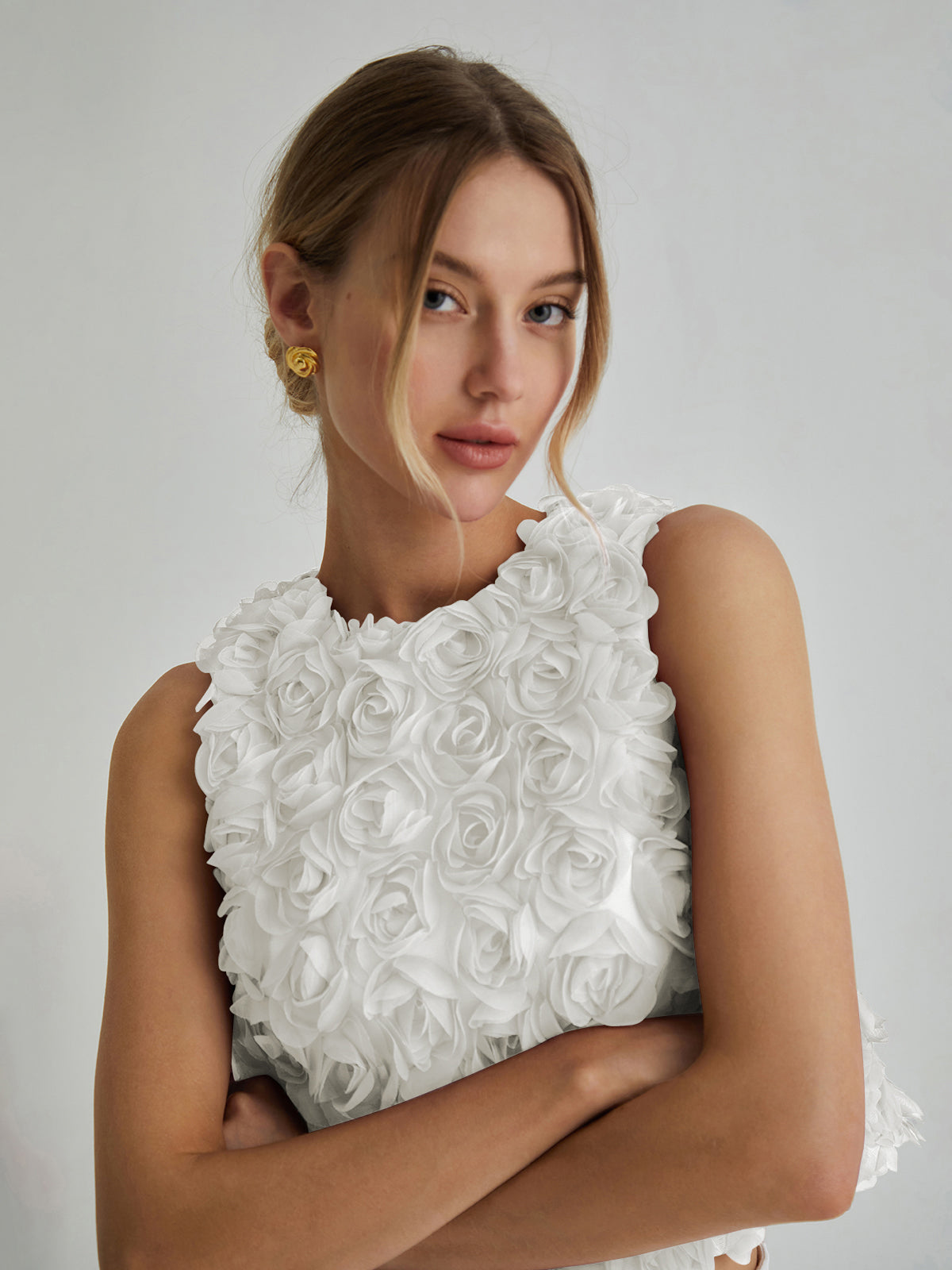 Romantische Bluse von Fudus in mehreren Farben