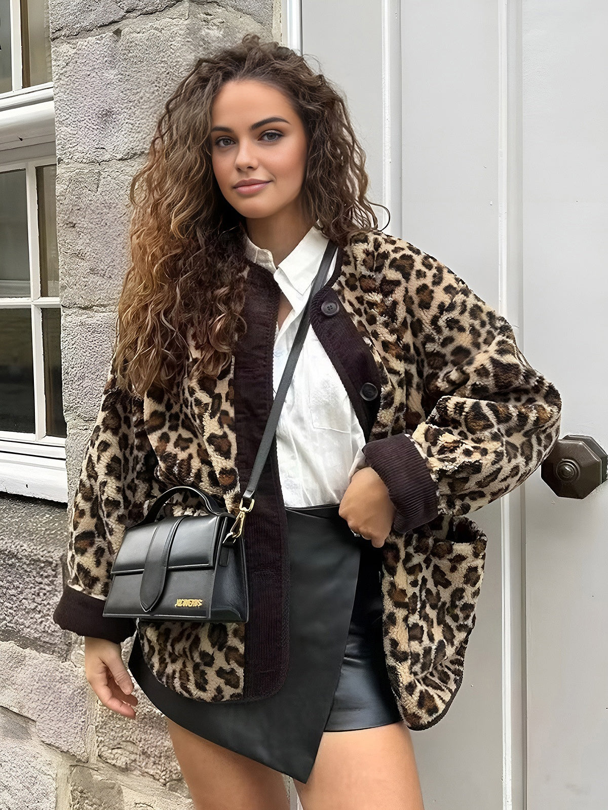 Krohn-e | Jacke - Lockere Passform - Knopfverschluss - Gerippte Kanten - Weich & Bequem - Lässiger Stil