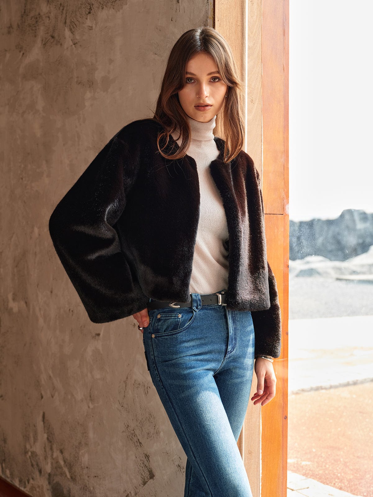 Krohn-e | Kurzjacke Aus Kunstfell Stilvoll & Vielseitig