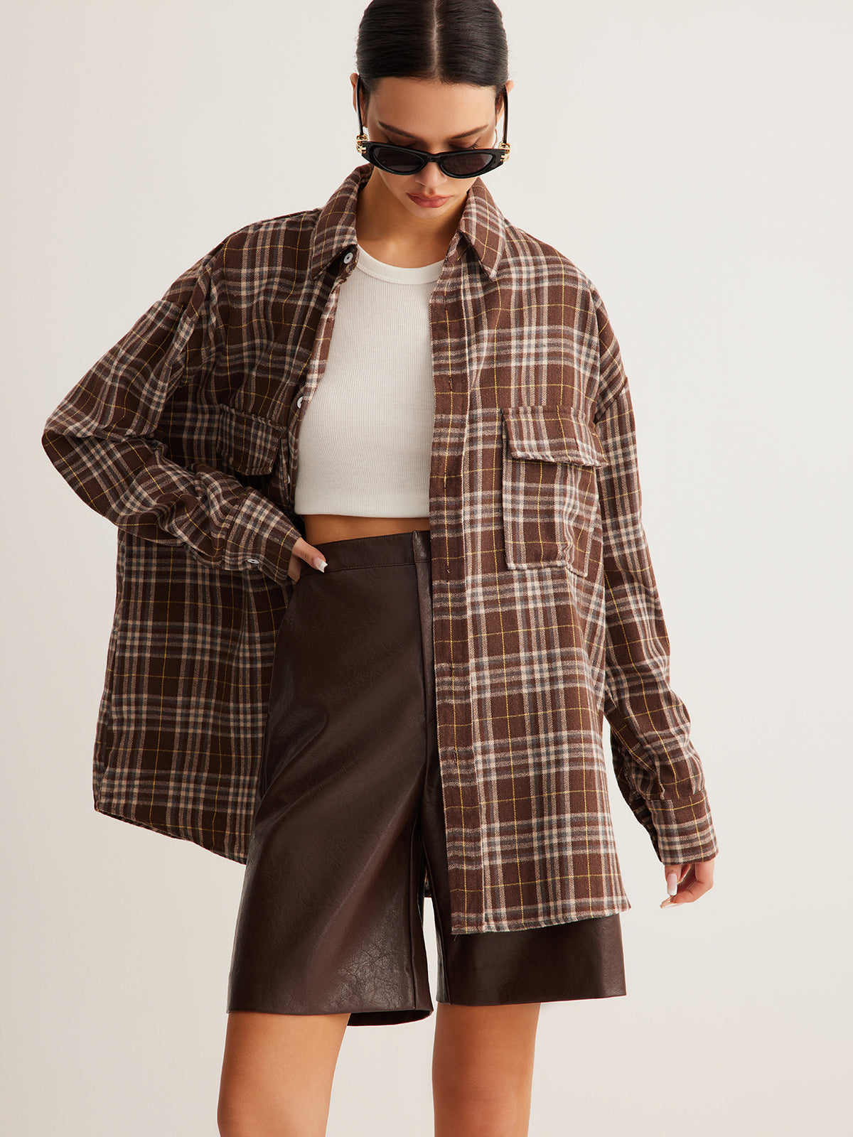 Fudus: Vielseitiges Poloshirt im Karomuster