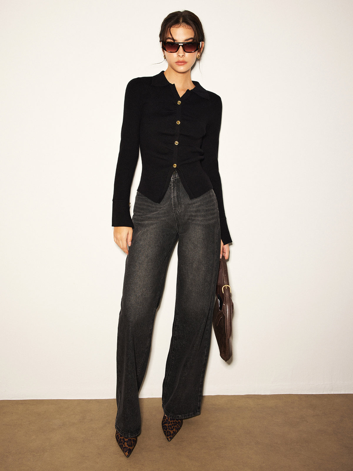 Fudus Slim Fit Polo Shirt with Split Button Placket