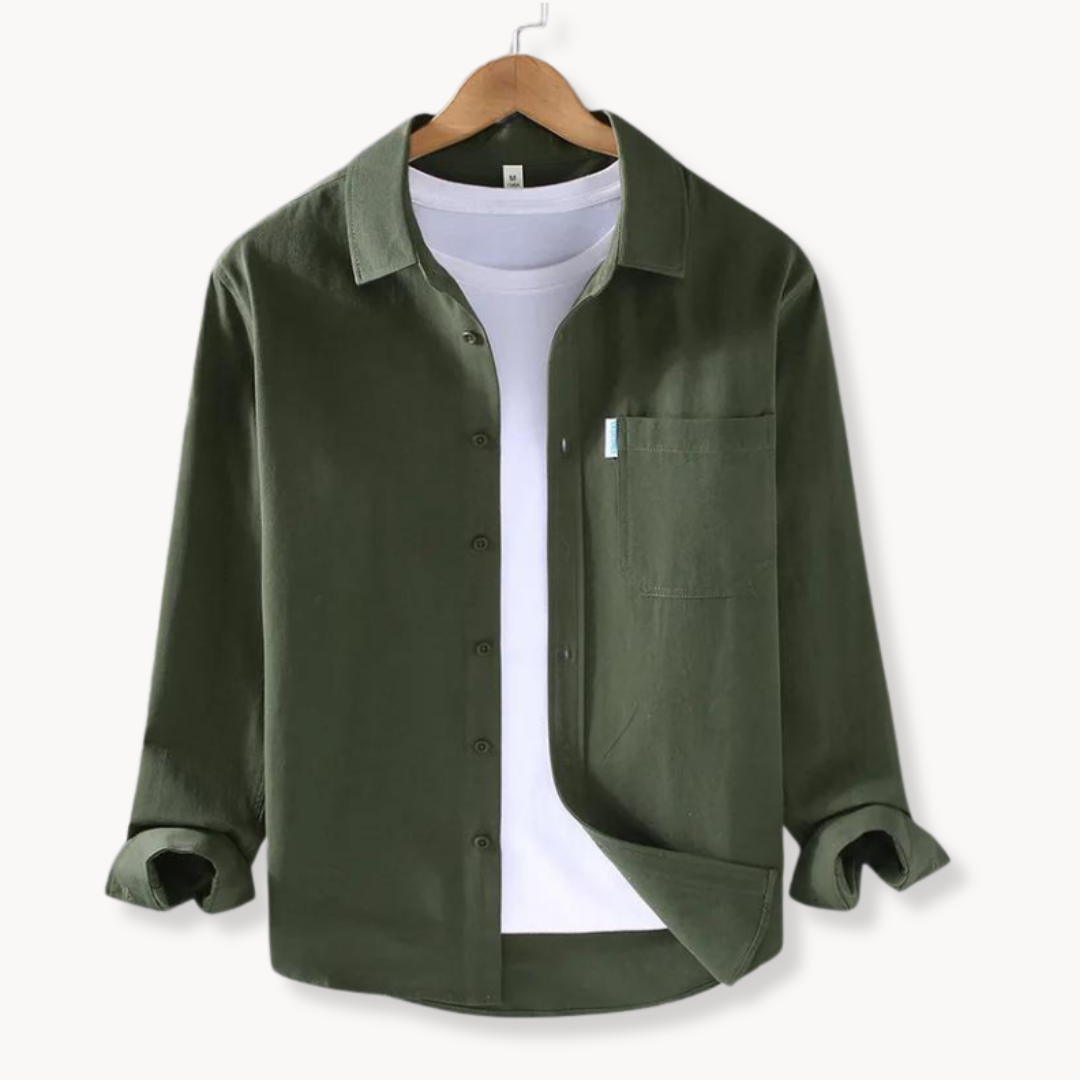 Klassisches Baumwoll-Freizeithemd für Herren