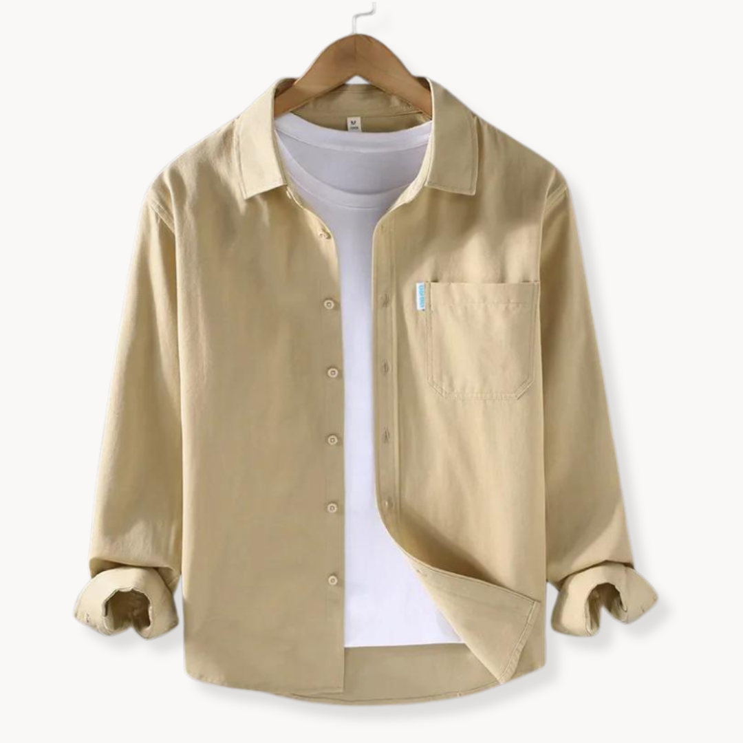 Klassisches Baumwoll-Freizeithemd für Herren