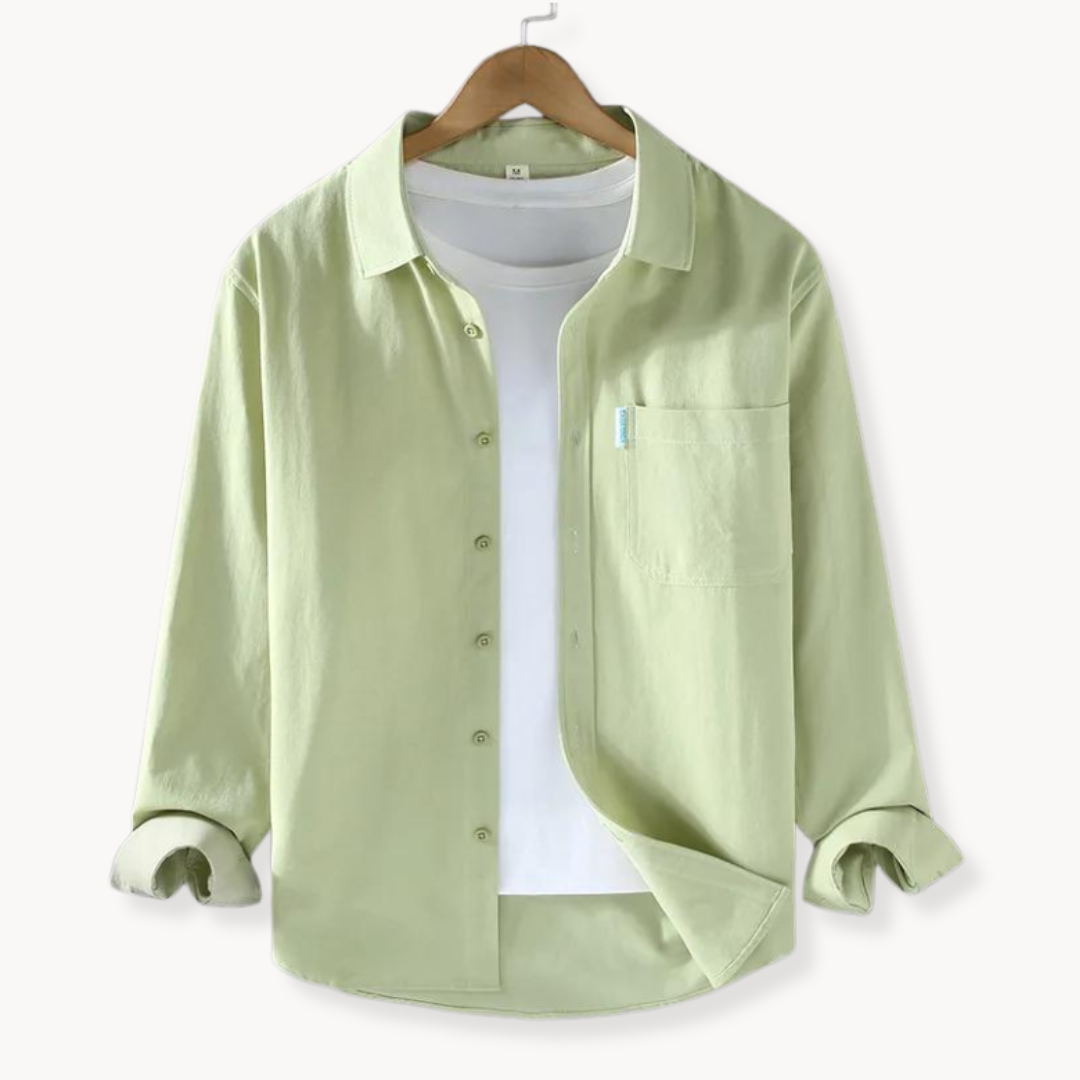 Klassisches Baumwoll-Freizeithemd für Herren