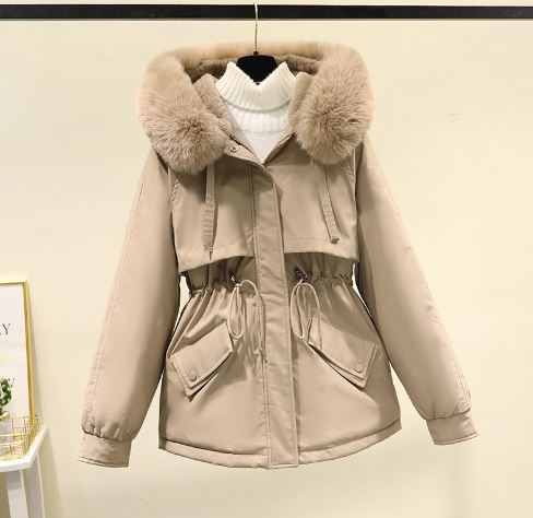 Krohn-e | Übergroße Baumwoll Wd Jacke mit Samtfutter