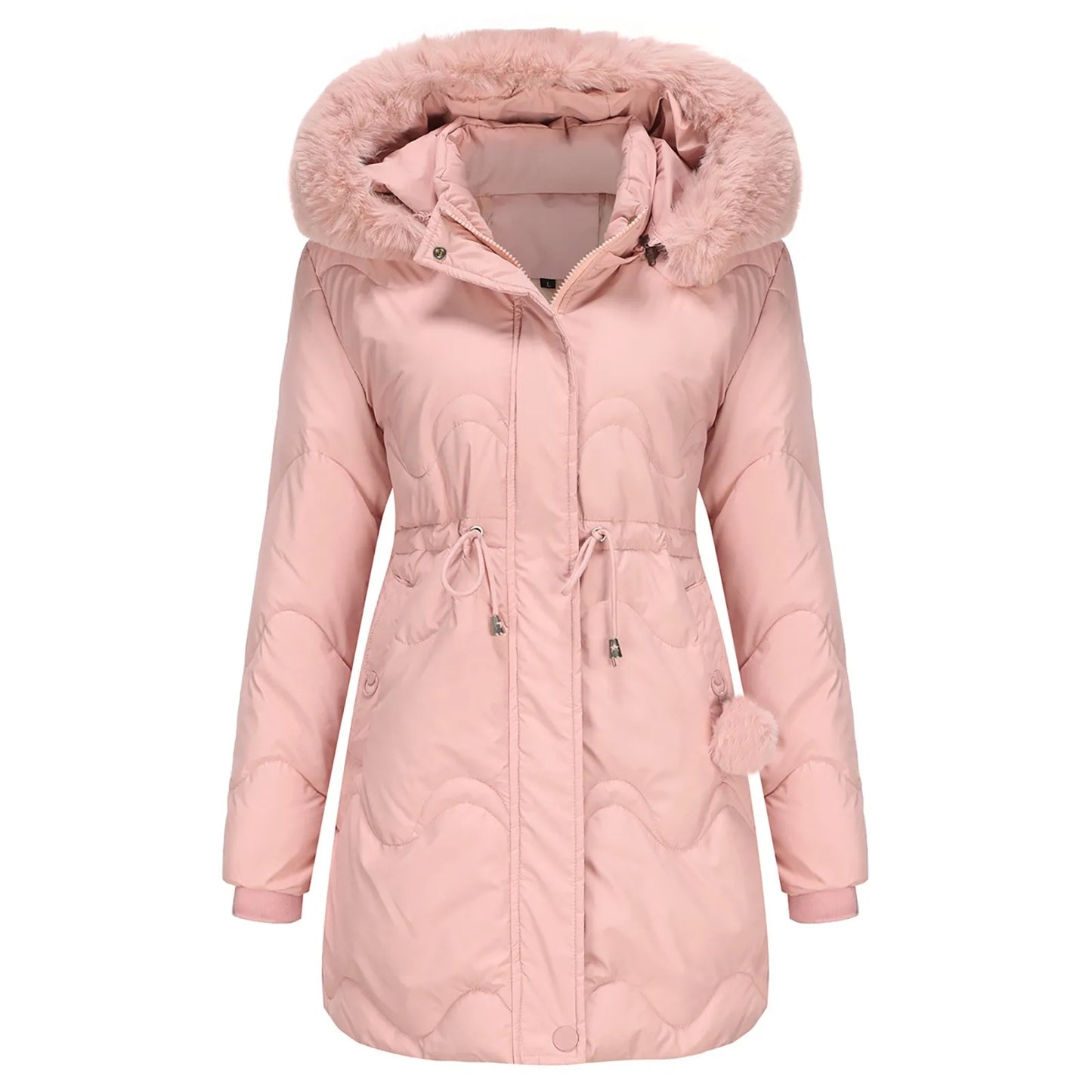 Krohn-e | Fleece gefütterte Winterjacke mit weichem Kragen