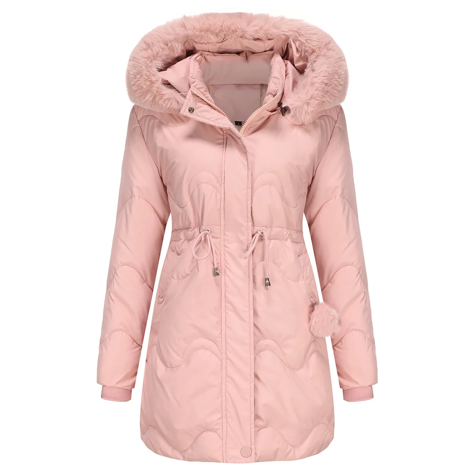 Krohn-e | Fleece gefütterte Winterjacke mit weichem Kragen