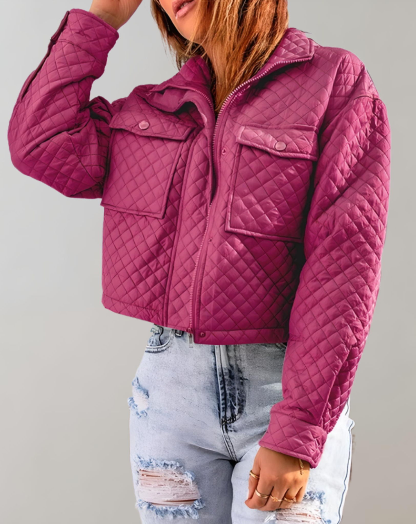 Krohn-e | Lässige Leichte Jacke mit Knöpfen
