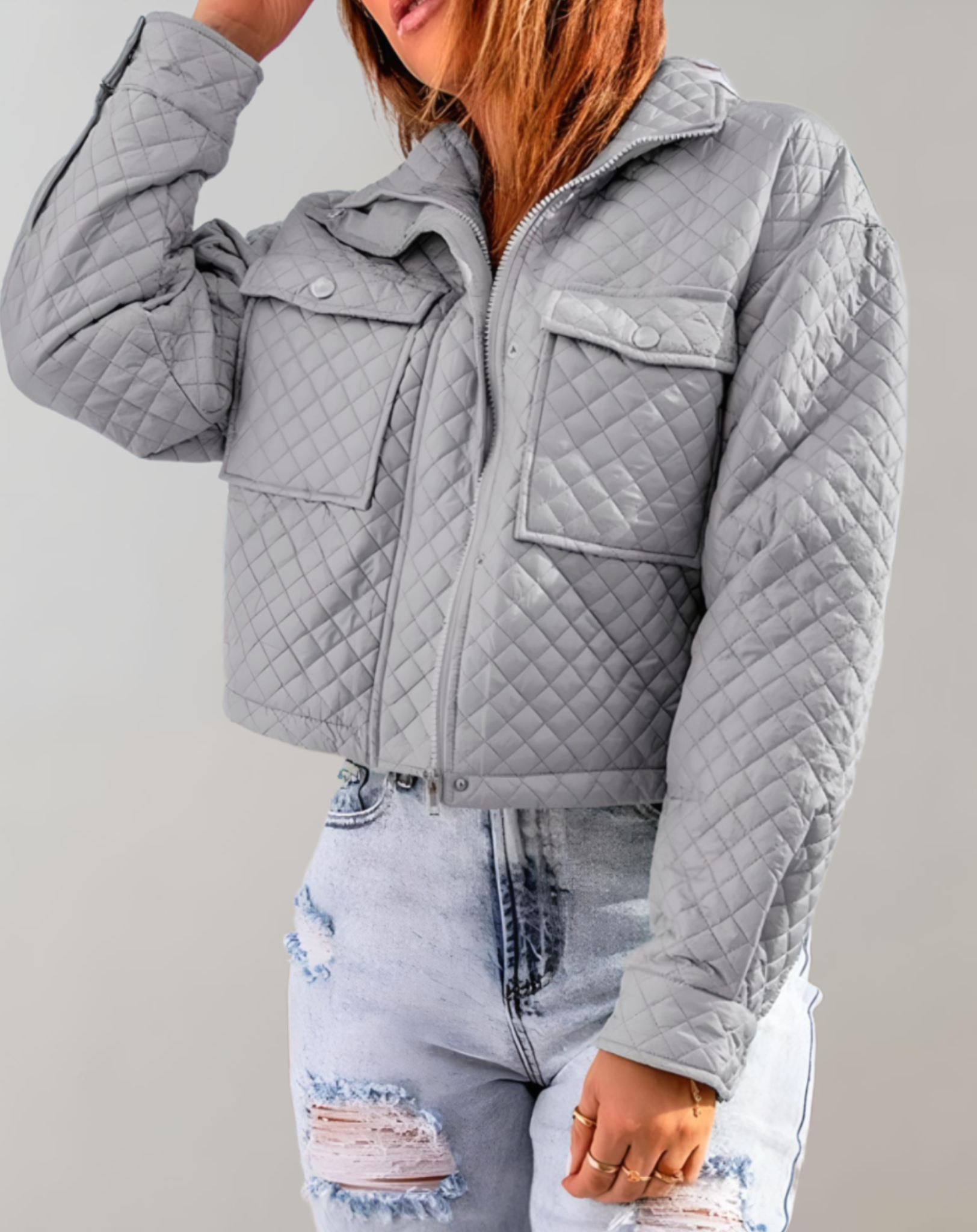 Krohn-e | Lässige Leichte Jacke mit Knöpfen