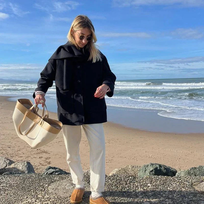 Lieke:  Stilvolle Winterjacke im Vintage-Stil