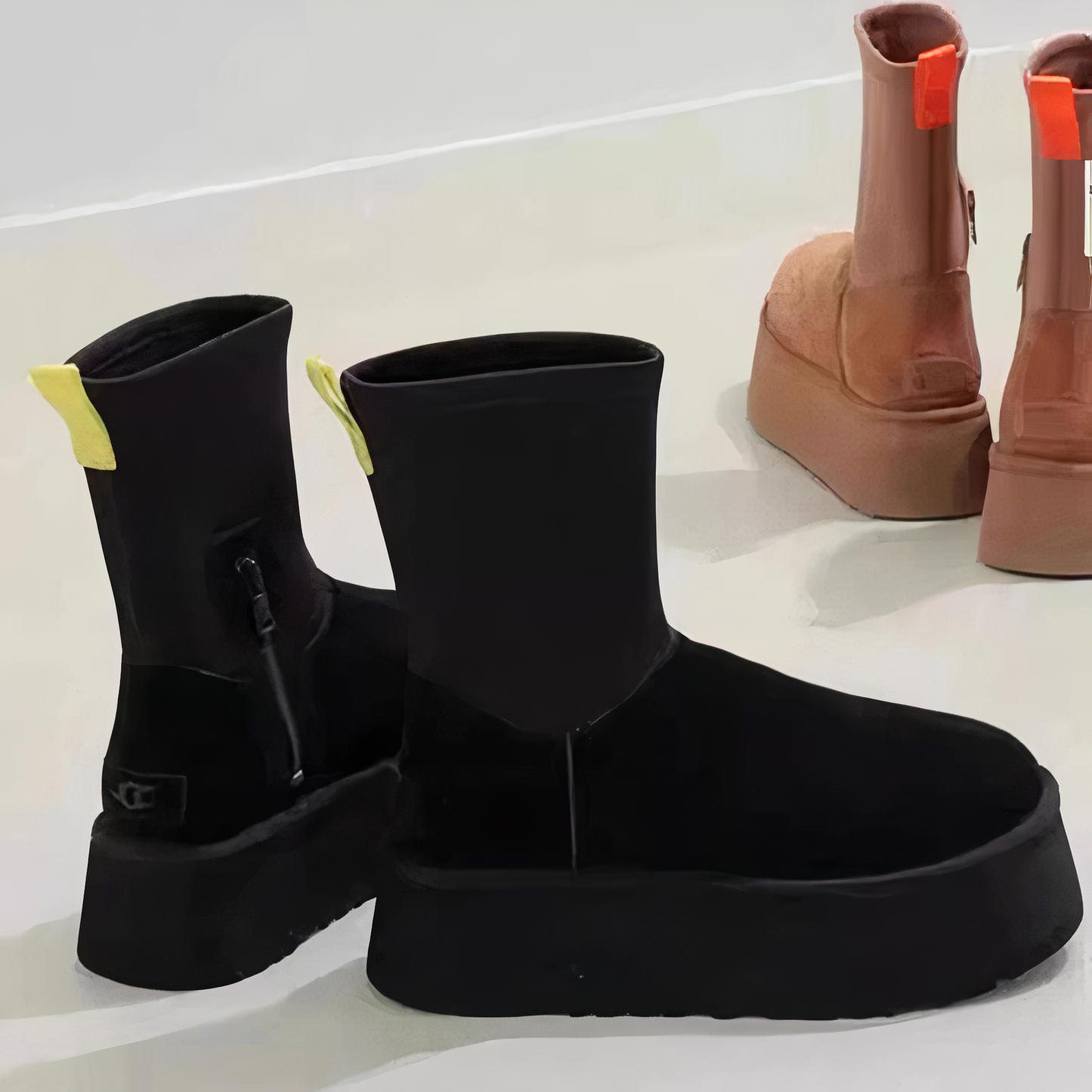KROHN-E Damen Winterstiefel Gefüttert Wasserdicht