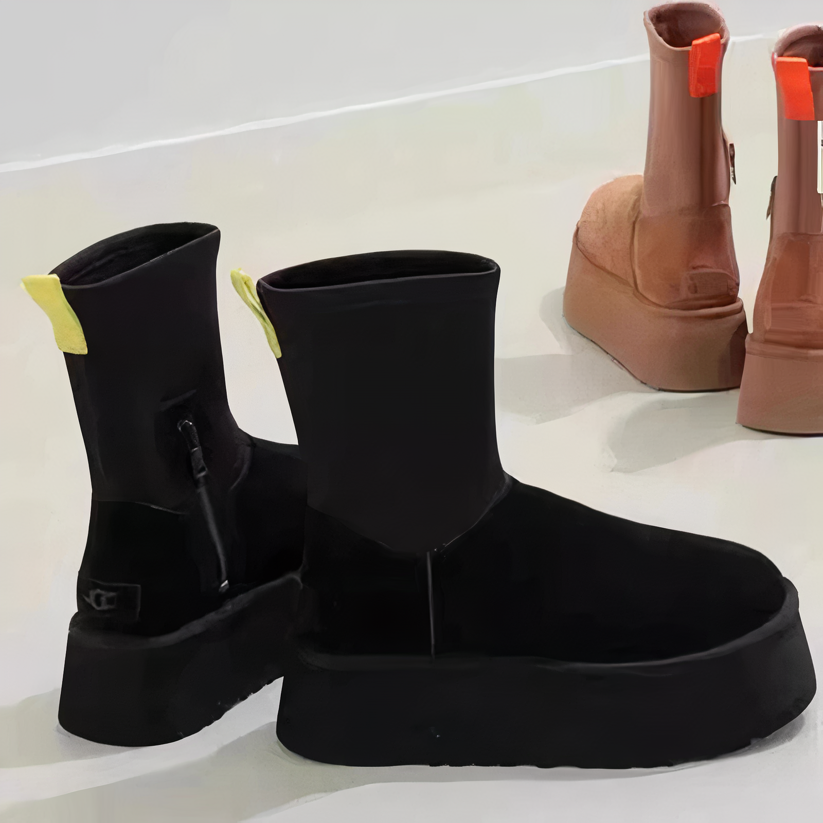 KROHN-E Damen Winterstiefel Gefüttert Wasserdicht