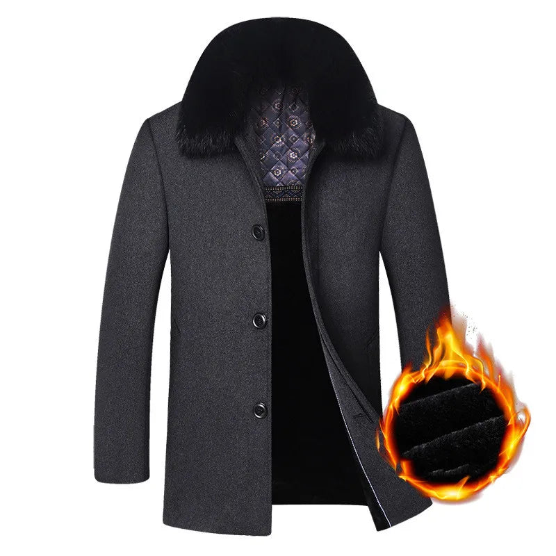 Krohn-e | Winterjacke mit Pelzkragen