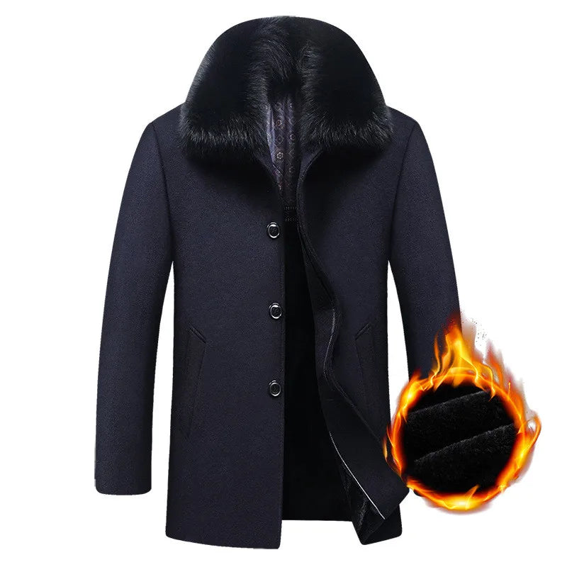 Krohn-e | Winterjacke mit Pelzkragen