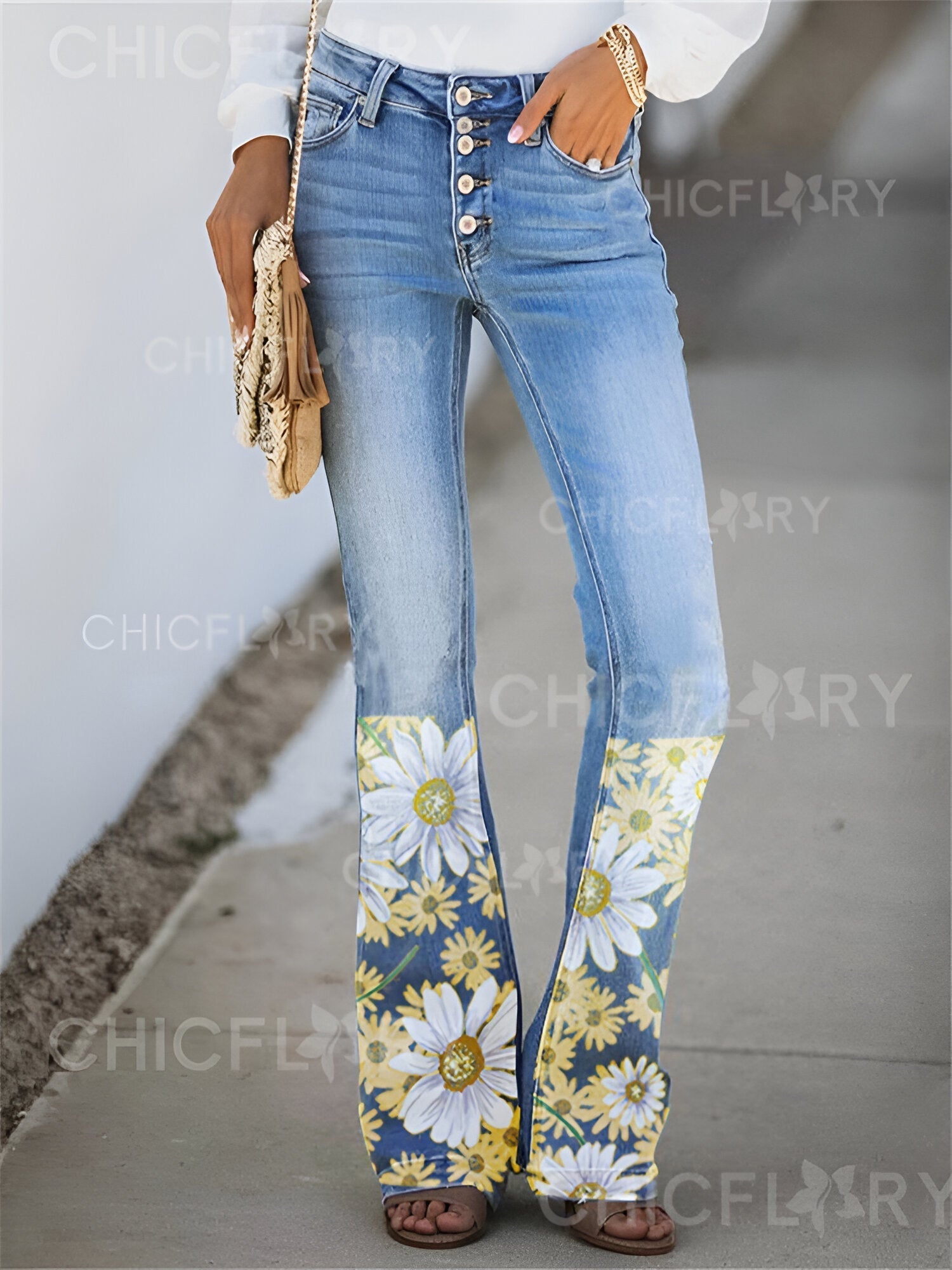 Damen Jeans Fabienne: Schlanker Schnitt