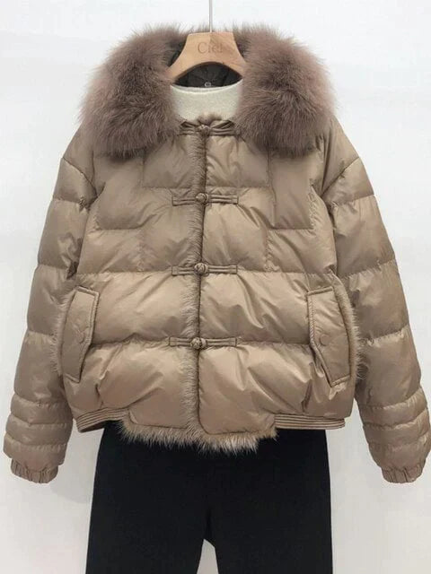 Krohn-e | Bauschjacke Rosarot